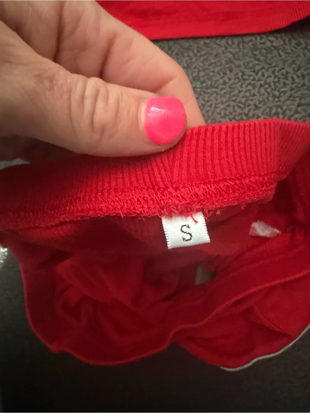 Women’s Red Long-Sleeve Henley Top & Shorts Sleep Set